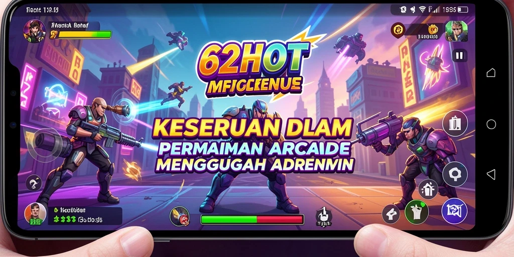 Screenshot gameplay dari 62HOT menunjukkan aksi seru dan grafis yang menawan.