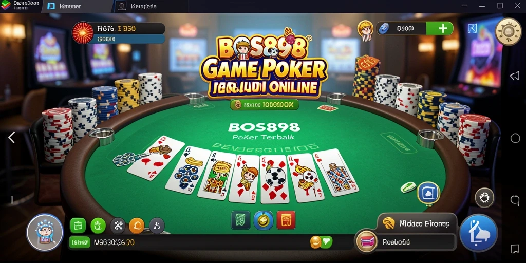 Gameplay menarik dari BOS898 yang menunjukkan aksi Poker yang intens.