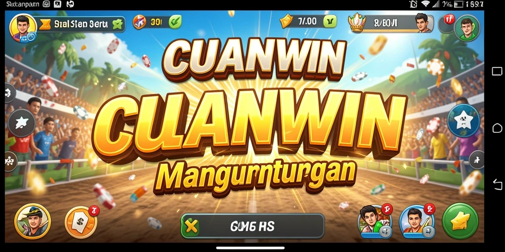 Tampilan gameplay <strong>CUANWIN</strong> yang seru dan mendebarkan saat balapan.