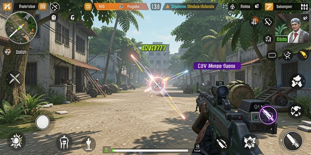 Tangkapan layar utama menampilkan gameplay Simulation yang mengasyikkan.