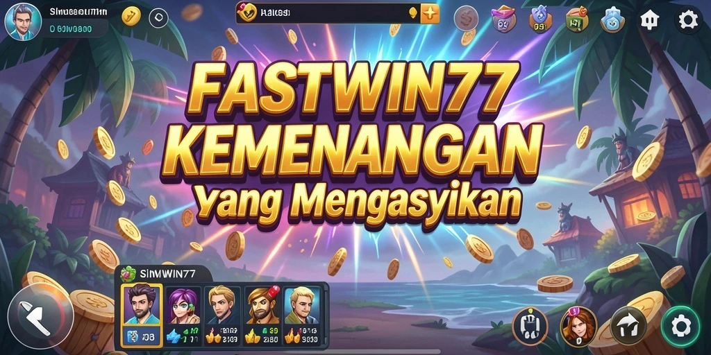 Screenshot tampilan gameplay menarik dari FASTWIN77.