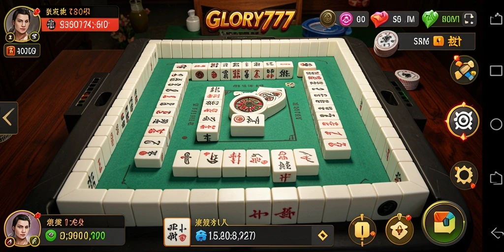 Tampilan gameplay menarik dari GLORY777 yang mengasyikkan.