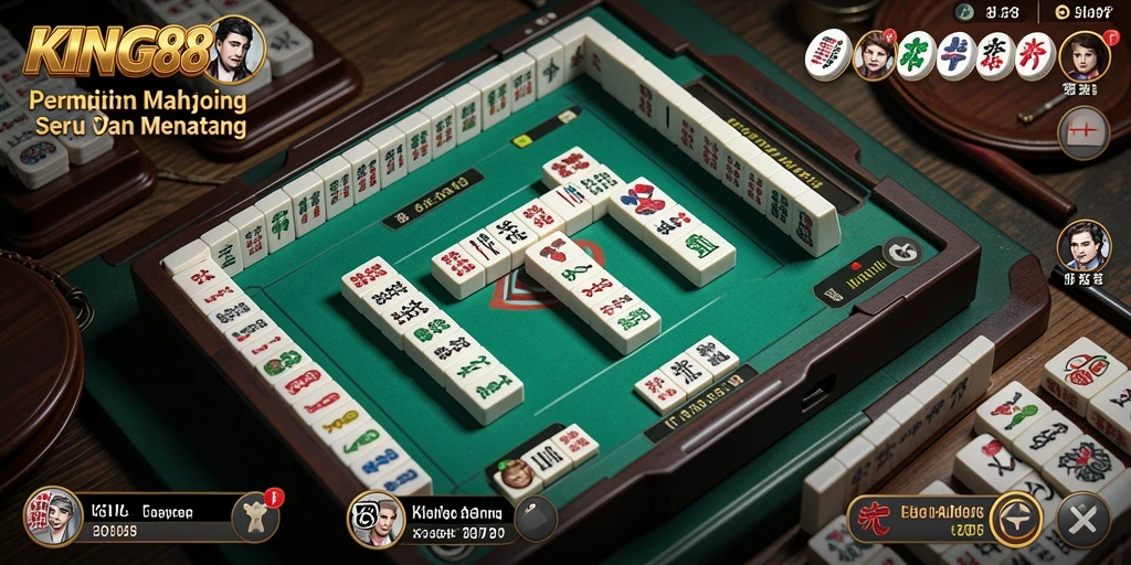 Screenshot utama KING88 menampilkan gameplay Mahjong yang seru dan menarik.
