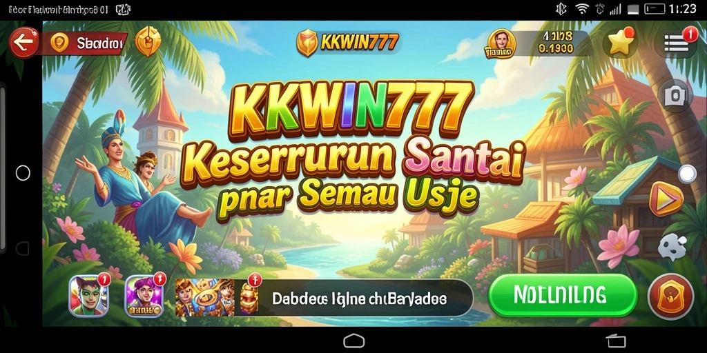 Tangkapan layar game <strong>KKWIN777</strong> menampilkan gameplay yang seru dan menghibur.