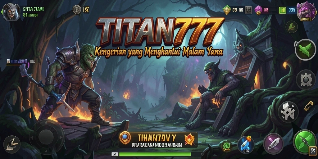 Tampilan gameplay menyeramkan dari TITAN777 yang penuh ketegangan.