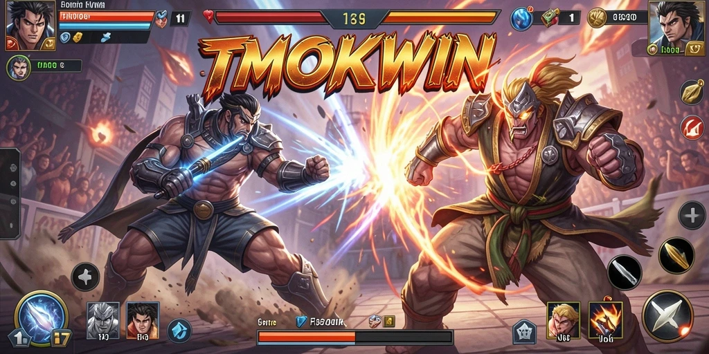 Gameplay seru dan pertarungan menegangkan di TMOKWIN.