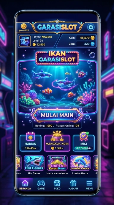Proses pengunduhan aplikasi garasislot yang cepat dan mudah.